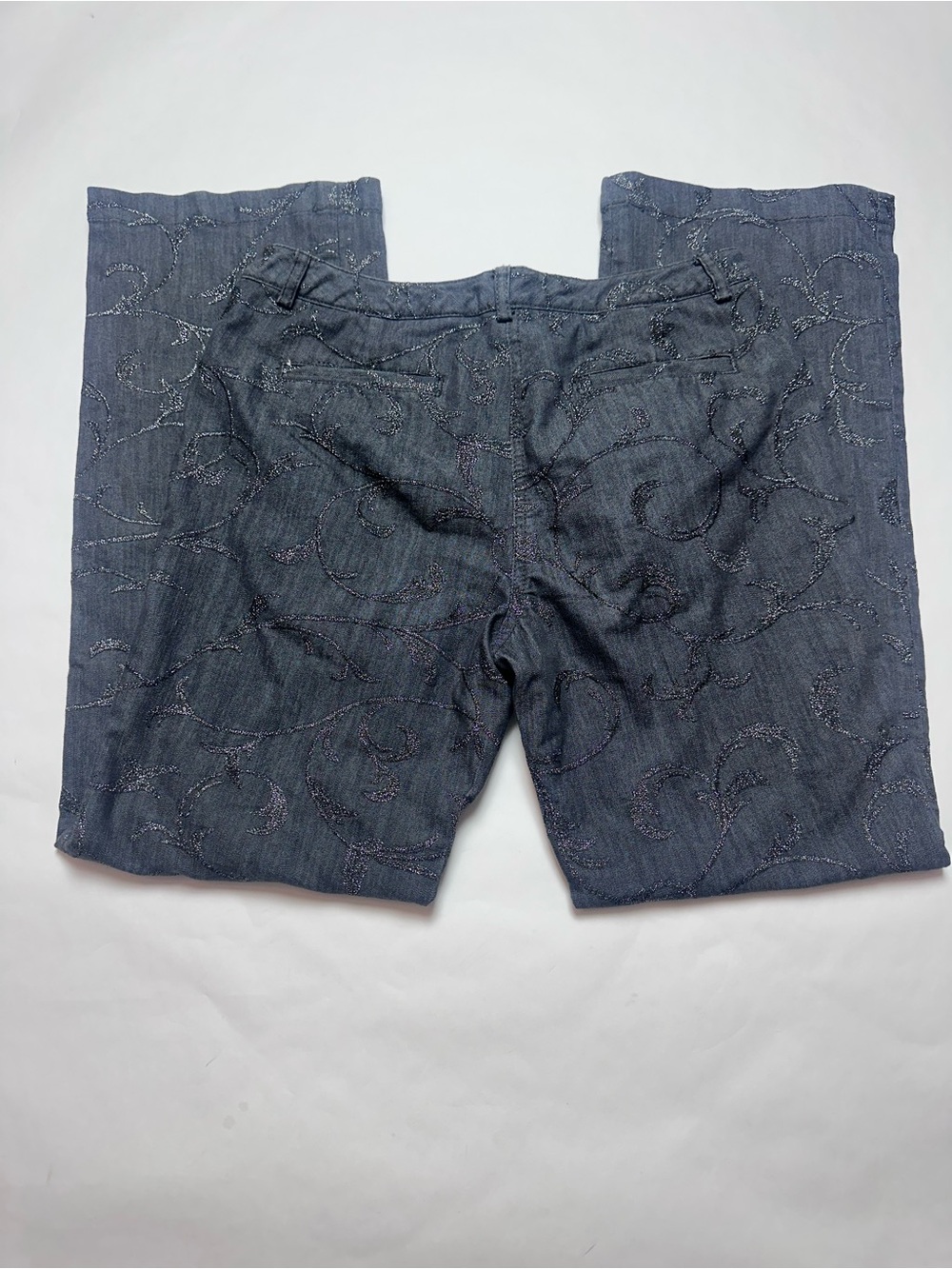 Peter Nygard Collection 2-Piece Metallic Jacquard Jacket Pants Suit 4 - Picture 10 of 16